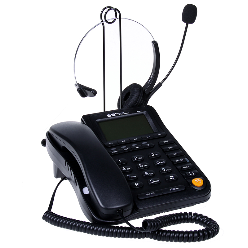 白恩bn610呼叫中心话务员客服电销外呼中心耳机耳麦专业电话机商务