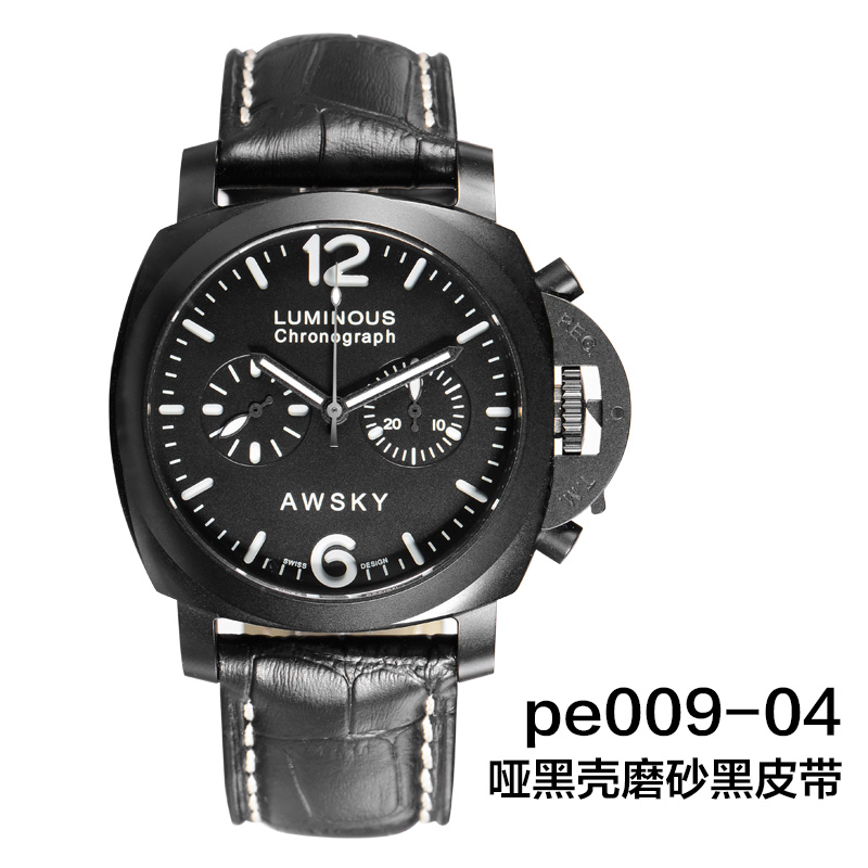 时刻美男士大表盘防水