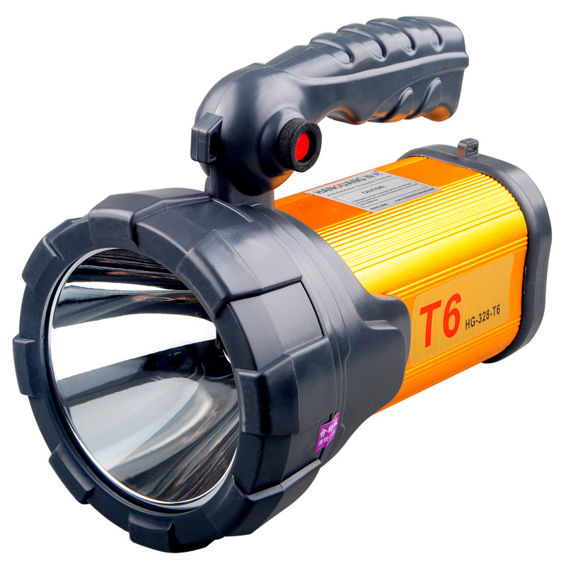 强光手电筒t6船用监狱户外照明led探照灯远程充电远射狩猎防水手提灯