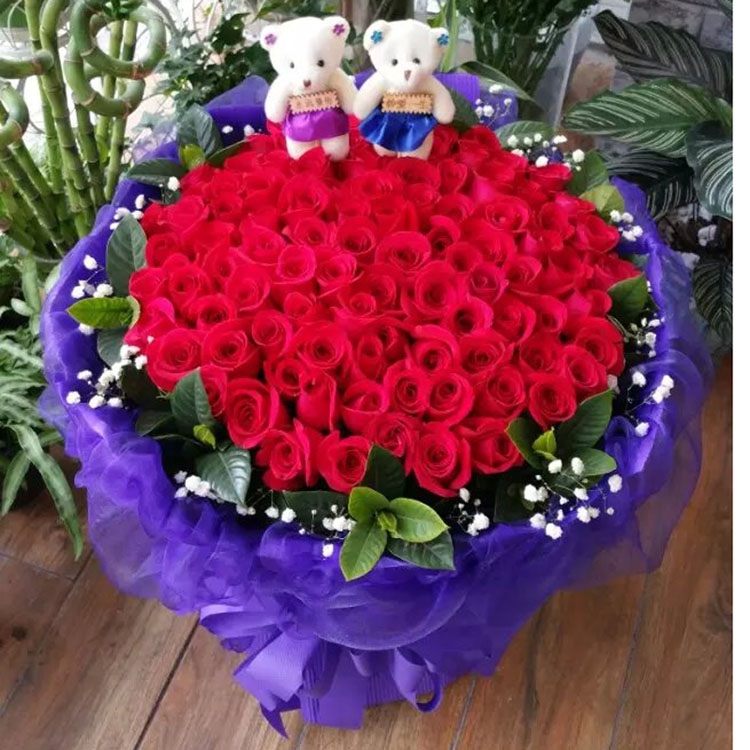 66朵红玫瑰-19朵红玫瑰,红玫瑰花店,66朵红玫