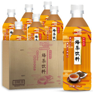 dydo达亦多焙茶饮料500ml24瓶2件