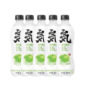 元气森林王林青苹果味480ml5瓶