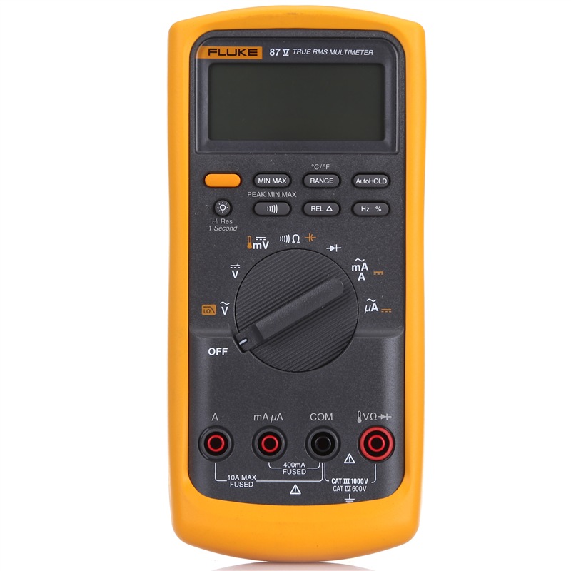 福禄克(fluke) 87-v/cn 掌上型数字万用表真有效值 多用表 仪器仪表