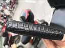 胤尚 鱷魚皮鎖匙包卡片包男女款車鑰匙扣包真皮多功能車遙控器收納包 黑色 曬單實(shí)拍圖