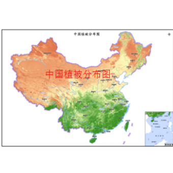 中国植被分布图高清