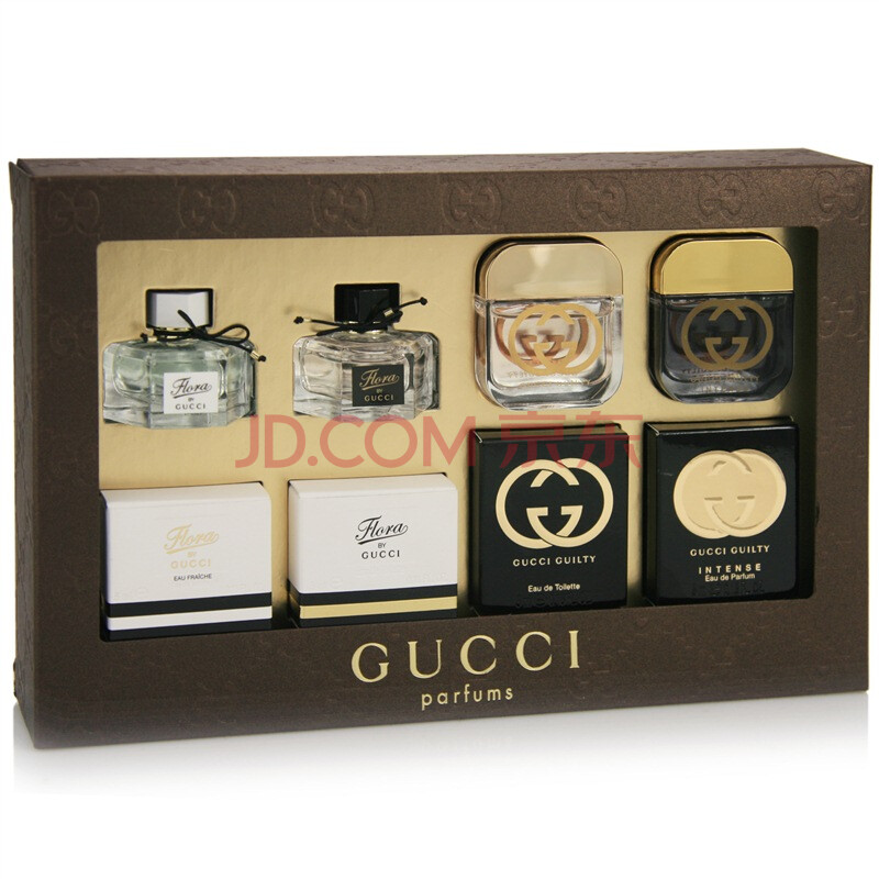 古驰香水礼盒装 Gucci古驰经典香水礼盒装 花之舞清新淡香水5ml 花之舞淡香水5ml 罪爱淡香水5ml 罪爱馥郁女士香水 5ml 行情报价价格评测 京东