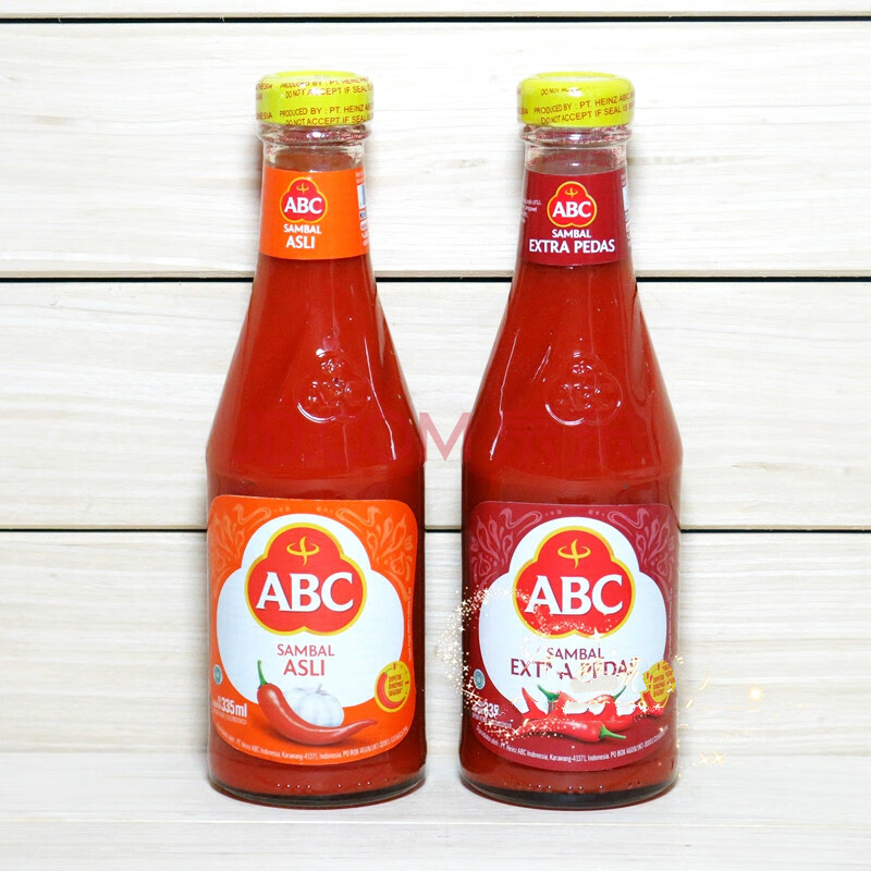 金冠卖家印尼牌蒜味辣椒酱原味调味汁sambal Asli 大支335ml 特辣辣椒酱 图片价格品牌报价 京东