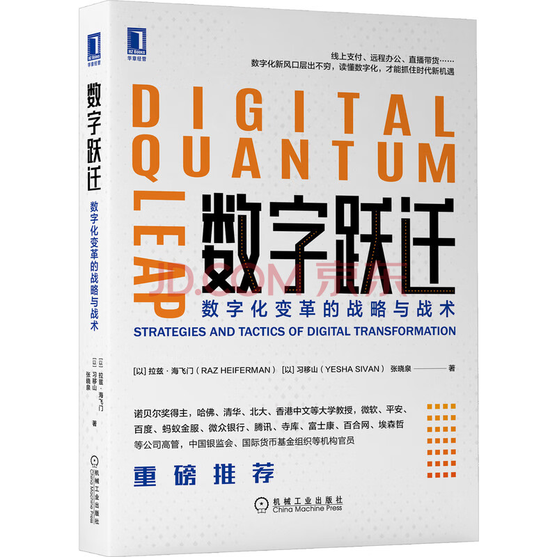 数字跃迁 数字化变革的战略与战术 以 拉兹 海飞门 Raz Heiferman 以 习移山张晓泉 摘要书评试读 京东图书