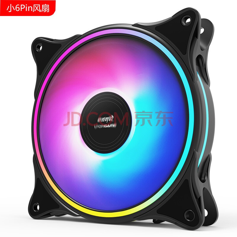 游戏悍将游戏悍将凛冬argb单风扇 游戏悍将凛冬argb神光同步机箱风扇台式机电脑主机散热风扇 小6pin 12cm风扇 大风量 液压轴承 行情报价价格评测 京东