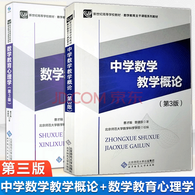 包邮中学数学教学概论 数学教育心理学第3版第三版曹才翰章建跃北京师范大学出版社 摘要书评试读 京东图书