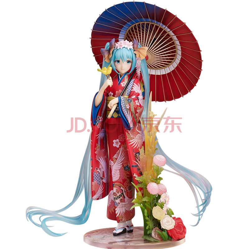 寿屋初音未来miku手办花色衣浴衣和服初音韶华虚拟歌姬藤原鸣子模型摆件公仔人偶玩具车载摆件初音花色衣浴衣 图片价格品牌报价 京东