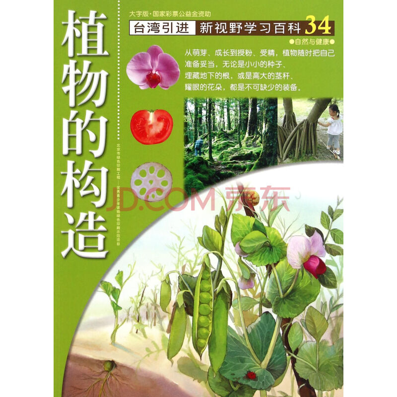 植物的构造 大字版 新视野学习百科 宋馥华 摘要书评试读 京东图书