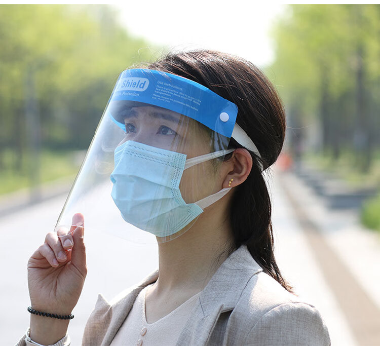 厂家直供批发防护面罩防飞沫头戴式透明头罩防飞溅透明罩隔离面罩_07.jpg