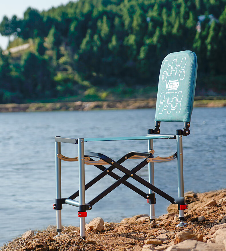 空钩悟道新款超轻骑士钓椅多功能小巧轻便折叠钓鱼椅全地形钓鱼凳