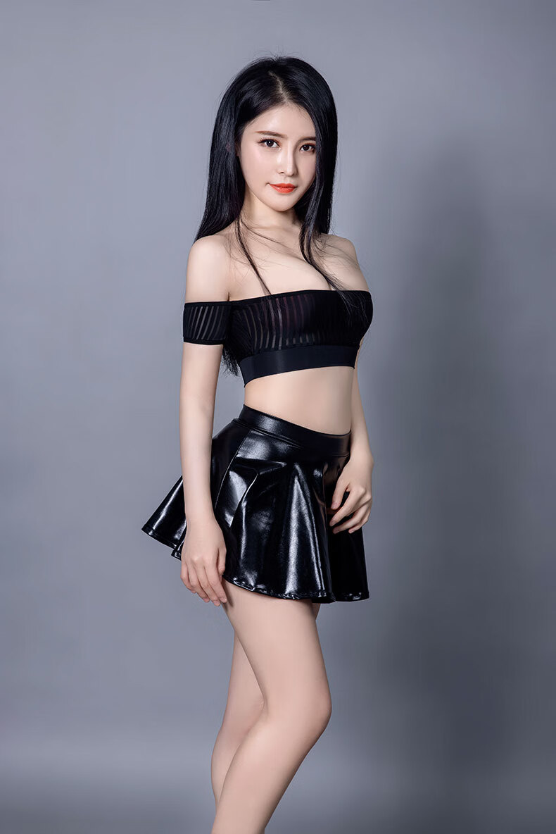 欲之诱惑火辣情趣内衣透明高弹紧身抹胸上衣皮尤太阳小裙套装角色扮演