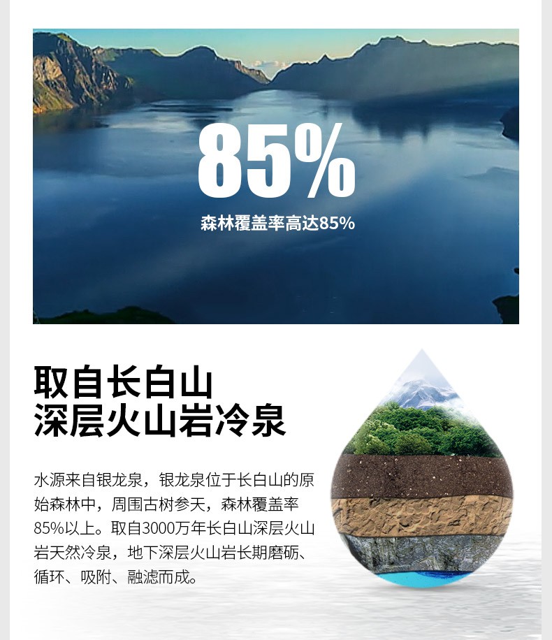 恒大冰泉长白山天然矿泉水弱碱性饮用水整箱装500ml24瓶新旧包装随机