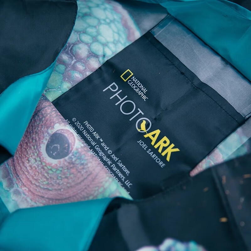LOQI National Geographic Co-Branded Animal Pattern Lightweight Foldable Eco-Friendly Large Shopping Bag Shoulder Bag 50*42cm 12