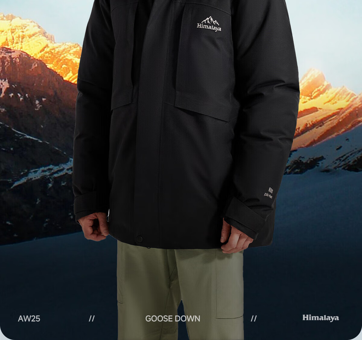 Himalaya Nyingchi Hard Shell Goose Down Jacket 800 Fill Power 95% Down -30°C High Mountain Climbing Waterproof Windproof Cold-Resistant Outdoor Down Jacket 1