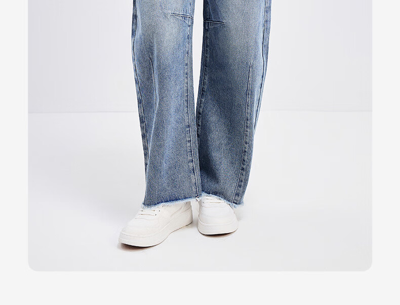 Navigare Italian Small Sailboat Women's Retro Denim Jeans, Versatile Slimming Banana Pants 2312575518, Water Blue, M 23