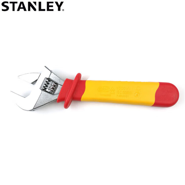 STANLEY VDE 1000V High Voltage Insulated Adjustable Wrench 8 Inch STMT77765-23 8