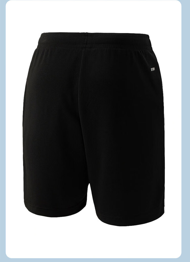 LI-NING Badminton Apparel Set Standard White/Black Club Series Short Sleeve T-Shirt and Shorts AATV041-2 XL 4