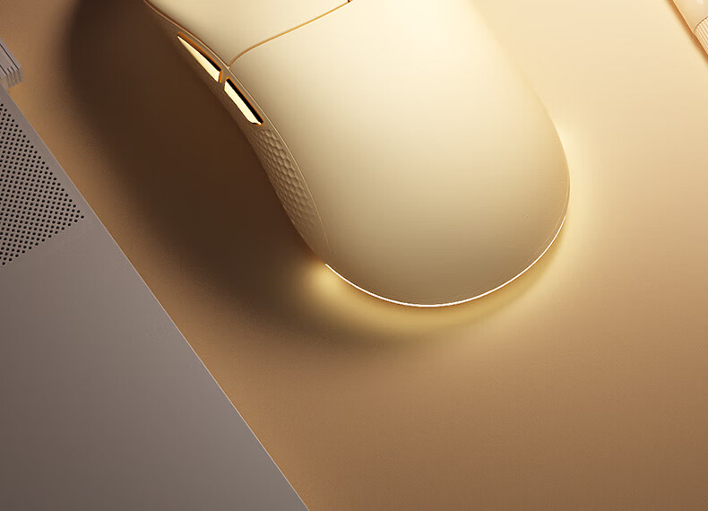 B.O.W Hangshi MD506L Wireless Bluetooth Dual-Mode Ergonomic Backlit Mouse for Desktop Laptop iPad Tablet Phone Office Silent Rechargeable Mouse Milk Tea Color 20