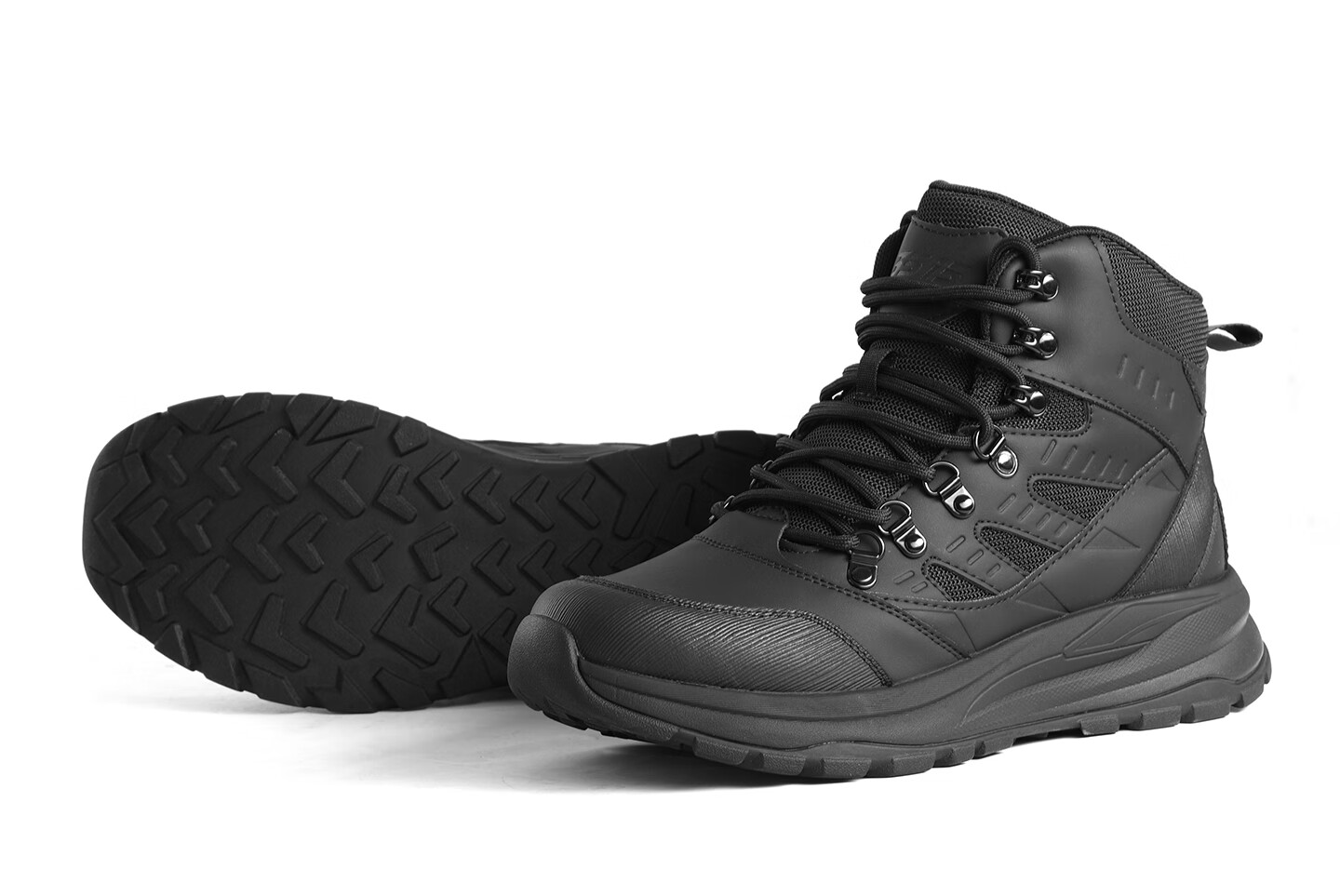 3515 Men's Outdoor Anti-Puncture Hiking Boots Non-Slip Wear-Resistant Training Combat Boots Black Size 43 17