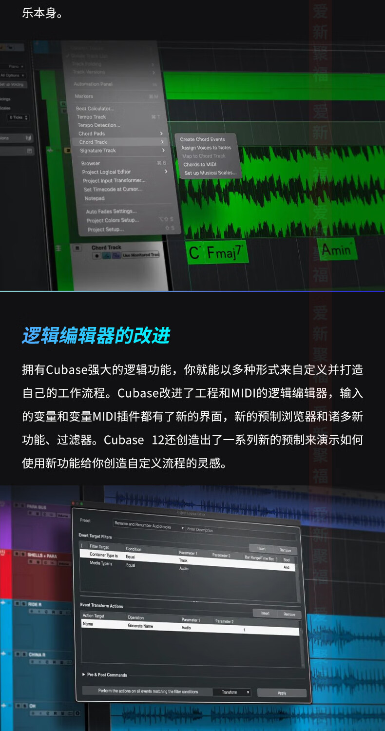雅马哈（YAMAHA）Steinberg Cubase Pro12录音软件专业版/教育版/EDU Cubase Pro 12完整版