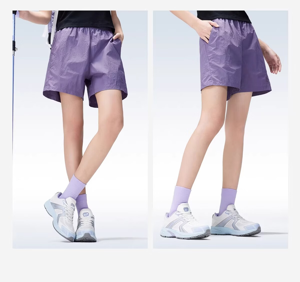 CAMEL Outdoor Quick-Dry Shorts Women 26 Spring Summer Cooling Breathable Moisture-Wicking Sun-Protective Sports Hiking Mountaineering Shorts Men 9133 23