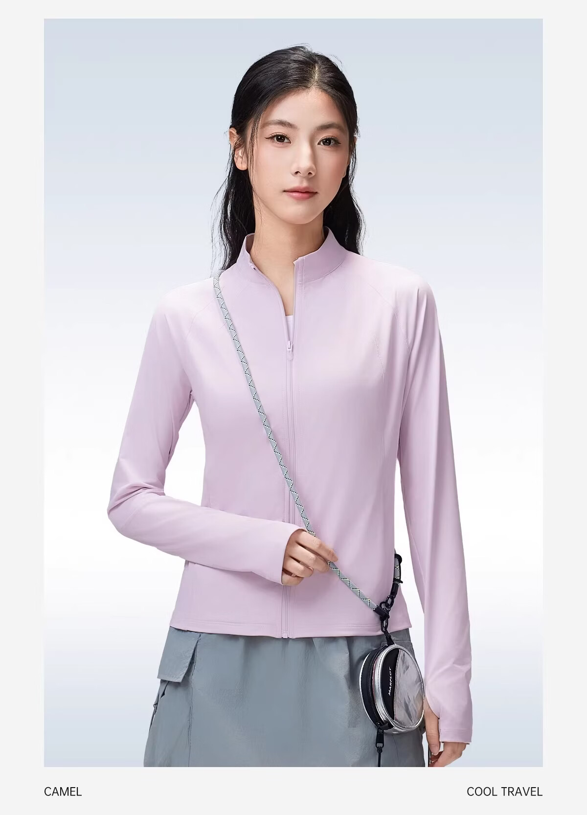 CAMEL Outdoor Women's Short Slim Breathable Cooling Sunscreen Jacket 2026 Spring Summer New 1167 18