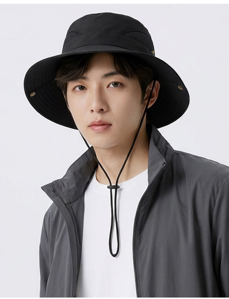 CARTELO Men's Sun Protection Hat UV Protection Fishing Bucket Hat Outdoor Summer Sunshade Cap 12