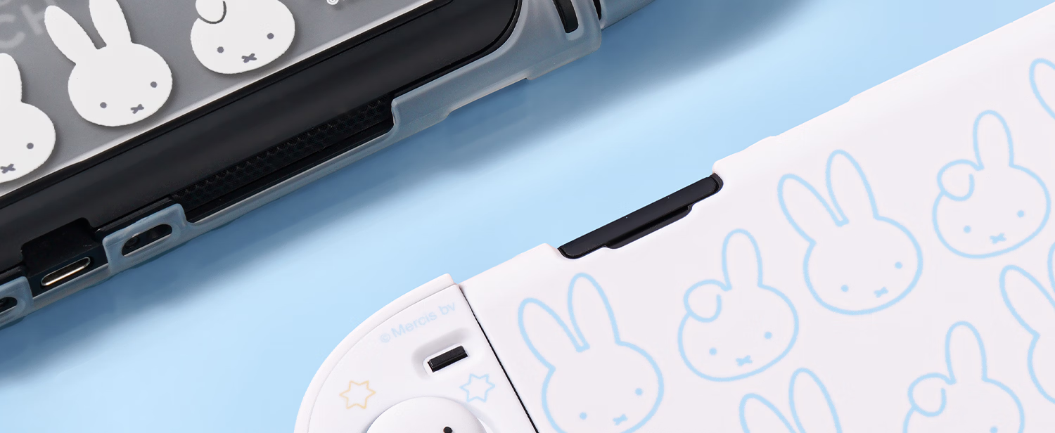 Jixiang Nintendo Switch 2 Protective Case Miffy Semi-Transparent NS2 Controller Protective Set Cute Female Cartoon IP Collaboration Game Console Accessories Anti-Drop Miffy Official New Product 13