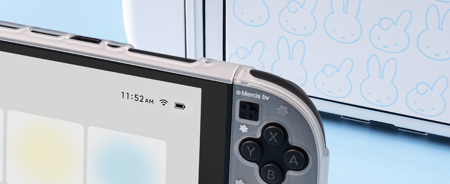Jixiang Nintendo Switch 2 Protective Case Miffy Semi-Transparent NS2 Controller Protective Set Cute Female Cartoon IP Collaboration Game Console Accessories Anti-Drop Miffy Official New Product 28
