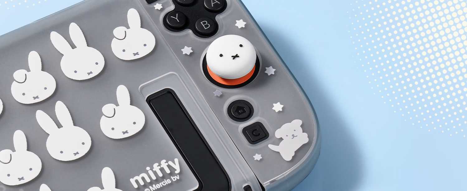 Jixiang Nintendo Switch 2 Protective Case Miffy Semi-Transparent NS2 Controller Protective Set Cute Female Cartoon IP Collaboration Game Console Accessories Anti-Drop Miffy Official New Product 12
