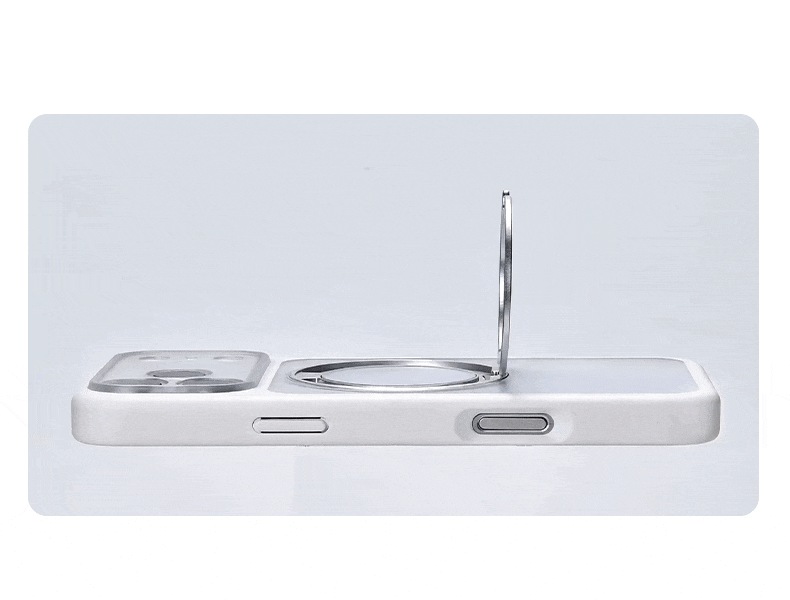 DIVI Pivot Shell S2 [Precision Hole Lens Full Coverage] Compatible with iPhone 17 Case Apple 17 Protective Cover 360° Rotatable Magnetic Anti-Drop Stand 12