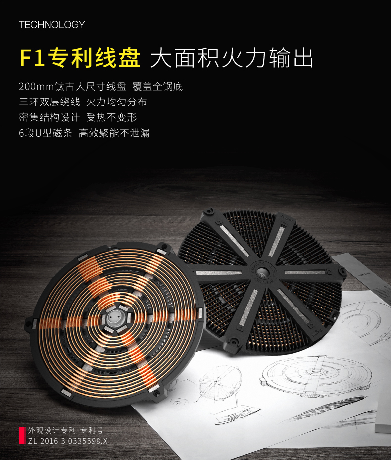 Taigroo钛古 电磁炉 液晶双屏 德国芯片 日本进口面板 月光银裸机 图5