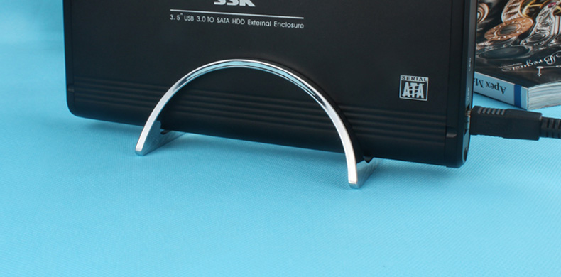 SSK飚王 HE-G130星威移动硬盘盒 3.5寸 USB3.0 SATA串口台式机4TB