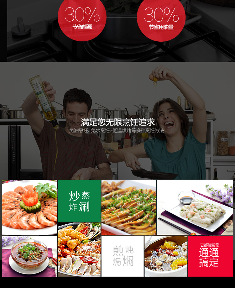 尚尼（Serafinozani）18/10不锈钢中式炒锅 米兰Ⅱ32cm 不沾无油烟