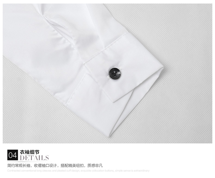 Nhornty2016新款秋装韩版OL女士职业装长袖衬衫女 套装酒店工作服白衬衣 白色A款 L