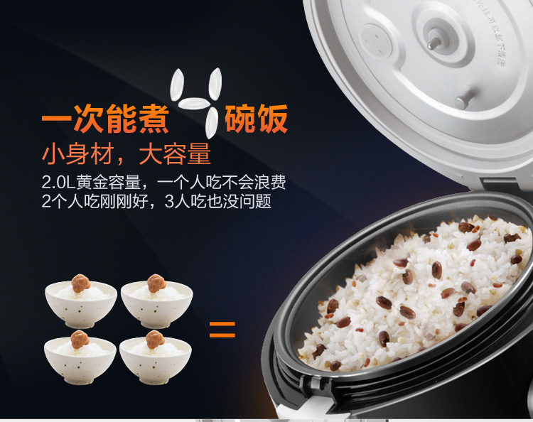 天际（TONZE）FD20P-W 电饭煲