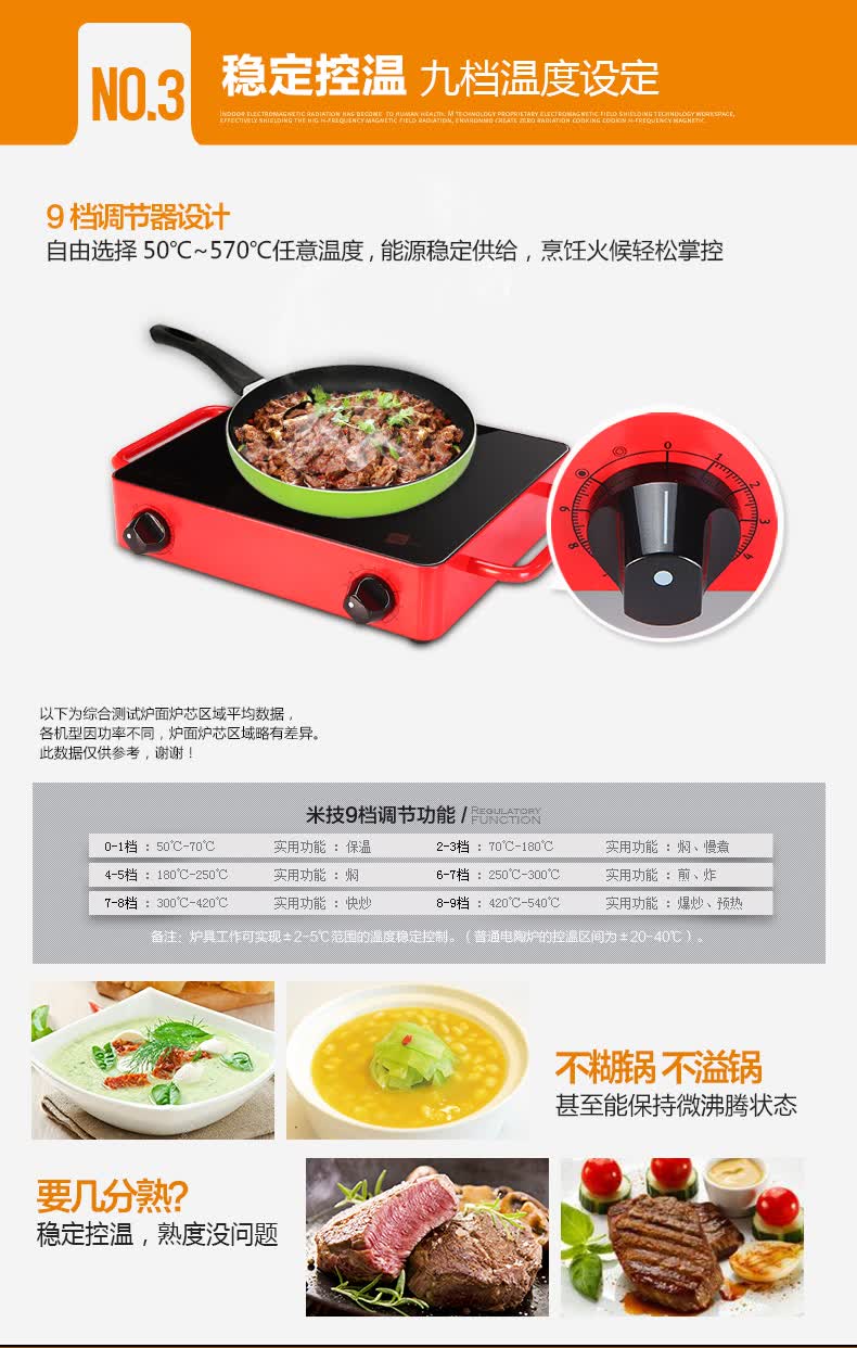 home d2 德国米技炉 电陶炉 红色【行情 报价 价格 评测】-京东