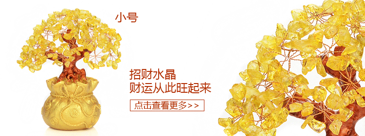 
                                        琪特 招财发财树 家居风水摆件装饰品 BJ027                