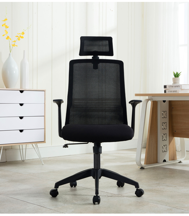 联丰(lianfeng)电脑椅子 办公椅 电竞椅 人体工学设计 简约 黑色ds