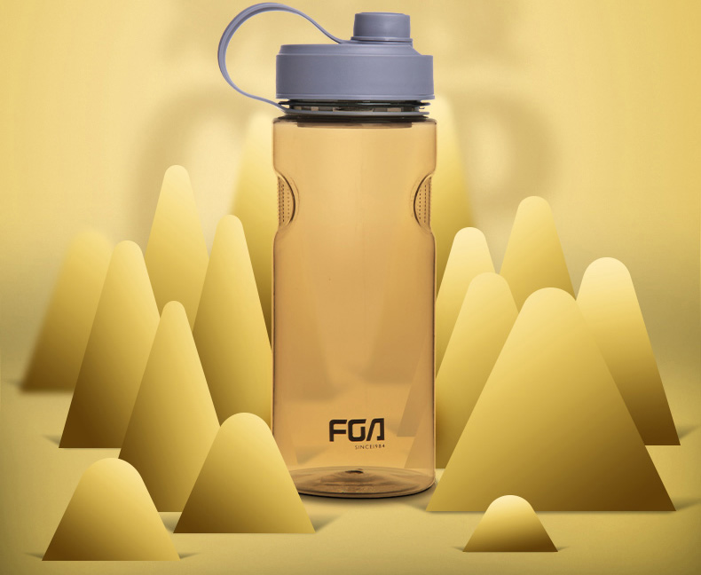 
                                        富光太空杯 户外运动水杯 夏季大容量FS1066水壶塑料茶隔杯子便携 1000ML绿色                