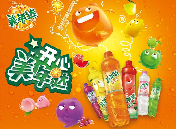 【京东超市】美年达(mirinda)美年达蜂蜜柚子味(500ml 100ml)*24瓶 箱