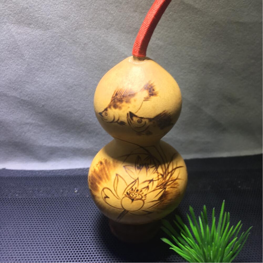 060成交总金额【潘家园】吉龍葫藝 连年有余 家居风水葫芦 非遗工艺