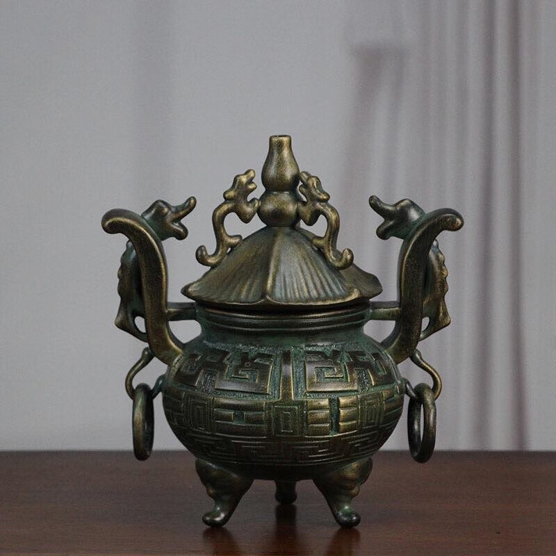 本场已结束09月14日10:00结束01拍卖已结束青铜八卦鼎家居装饰工艺品