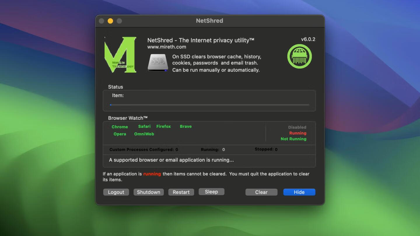 NetShred X for mac v6.0.3激活版 mac缓存清理软件