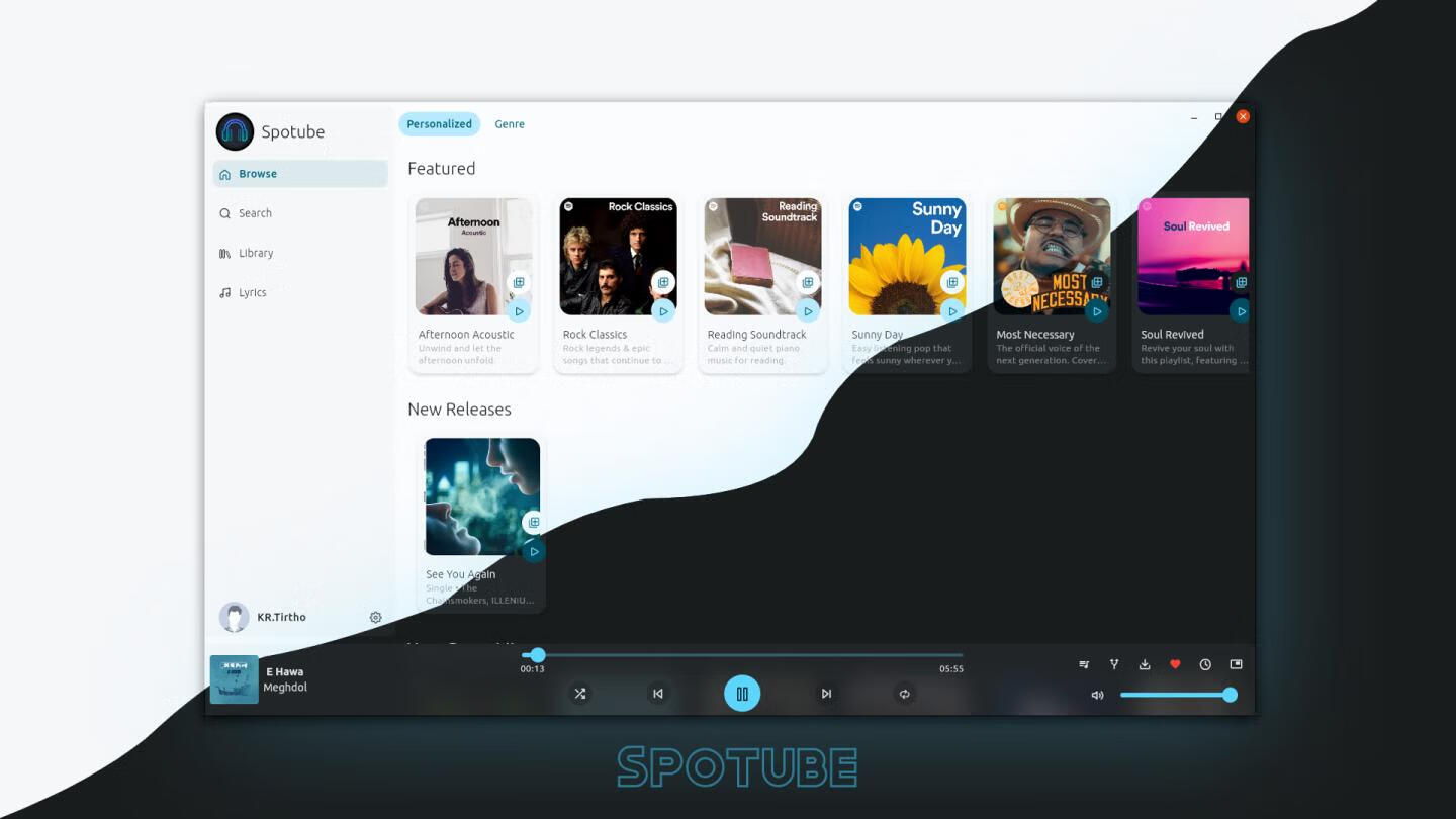 Spotube for mac v3.5.0 开源 Spotify 客户端