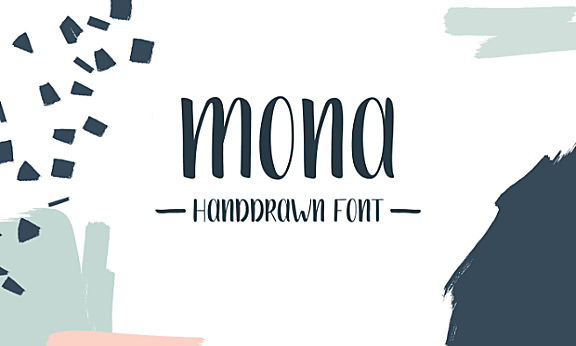 [系统字体] 刷子风格手写字体 MONA字体 